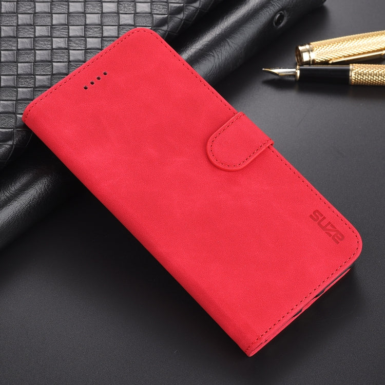 AZNS Skin Feel Calf Texture Horizontal Flip Leather Case with Card Slots & Holder & Wallet For iPhone 7 Plus / 8 Plus(Red) - HoMEdemic™ 
