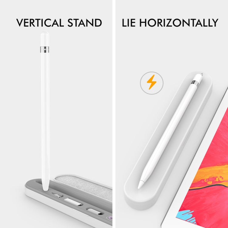 AahStyle PT121 For Apple Pencil 1 / 2 Magnetic Storage Convenient Pen Box(White) - HoMEdemic™ 