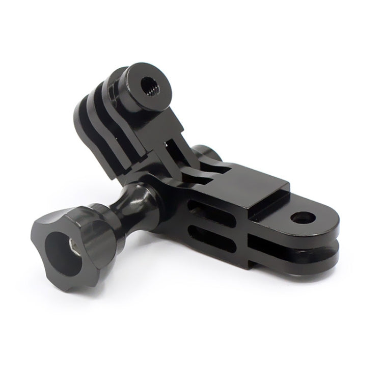 Action Camera Universal Aluminum Alloy Three-way Adjustment Arm 360 Degree Adapter(Black) - HoMEdemic™ 