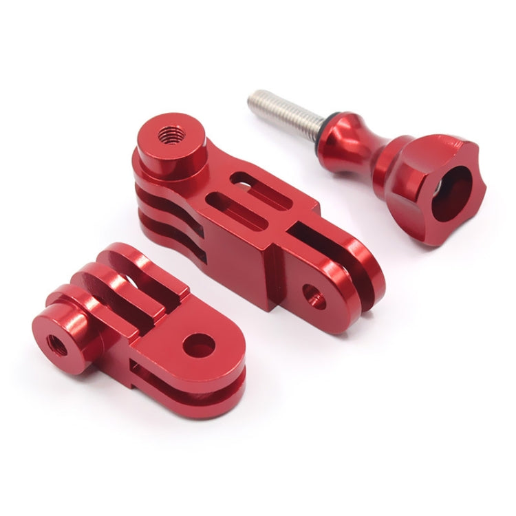 Action Camera Universal Aluminum Alloy Three-way Adjustment Arm 360 Degree Adapter(Red) - HoMEdemic™ 