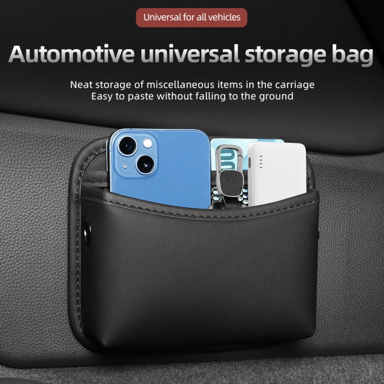 Adhesive Multifunctional Storage Bag for Car Center Console(Black) - HoMEdemic™ 