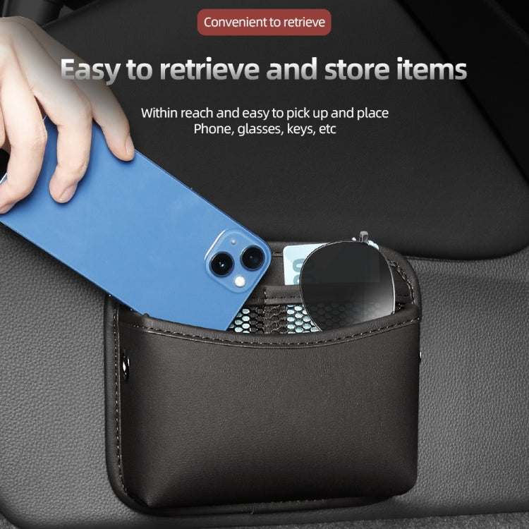 Adhesive Multifunctional Storage Bag for Car Center Console(Black) - HoMEdemic™ 