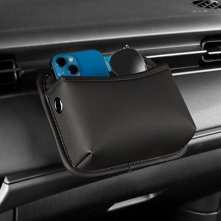 Adhesive Multifunctional Storage Bag for Car Center Console(Black) - HoMEdemic™ 