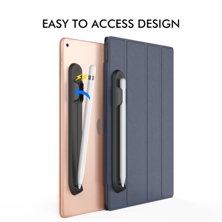 AhaStyle PT112 For Apple Pencil 1 / 2 Handwritten Pen Silicone Storage Groove Magnetic Silicone Pen Holder(Blue) - HoMEdemic™ 
