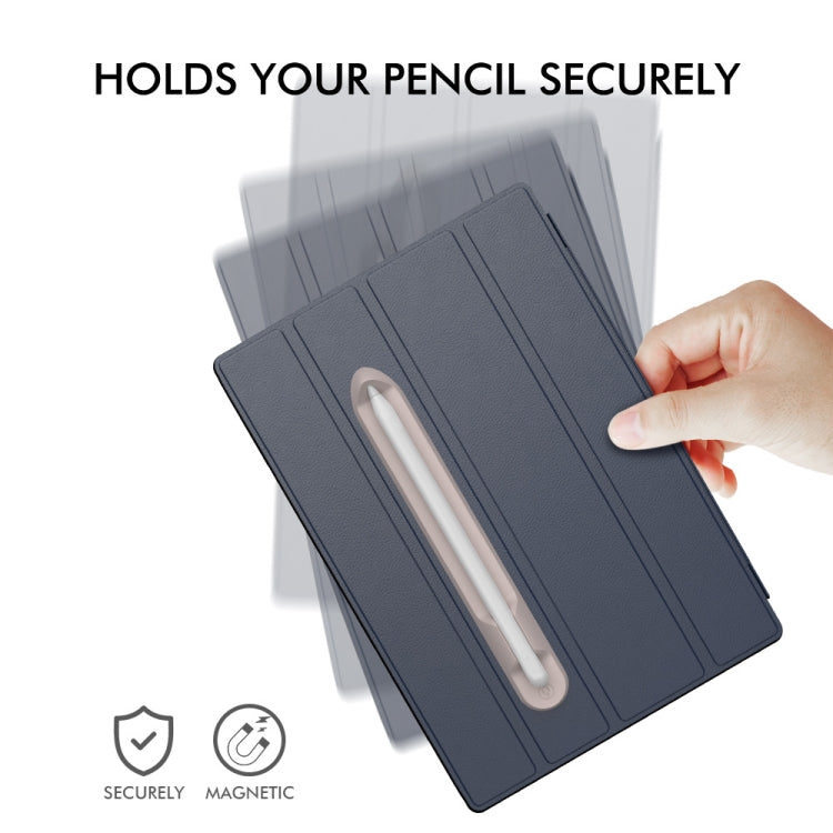 AhaStyle PT112 For Apple Pencil 1 / 2 Handwritten Pen Silicone Storage Groove Magnetic Silicone Pen Holder(Blue) - HoMEdemic™ 