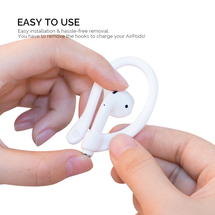 AhaStyle PT78 1pair Wireless Earphones Magnetic Silicone Storage Anti-Loss Earhooks For Apple AirPods 1 / 2 / 3 / Pro / Pro 2(Pink) - HoMEdemic™ 