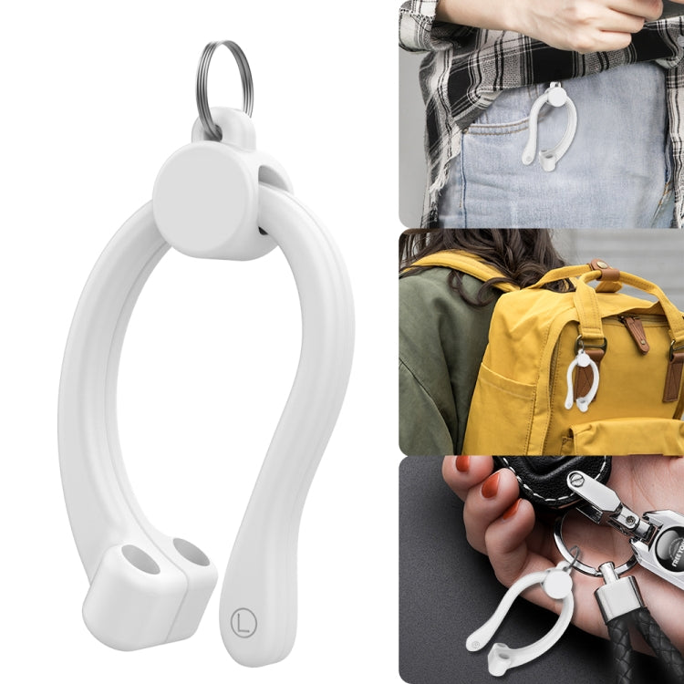 AhaStyle PT78 1pair Wireless Earphones Magnetic Silicone Storage Anti-Loss Earhooks For Apple AirPods 1 / 2 / 3 / Pro / Pro 2(White) - HoMEdemic™ 