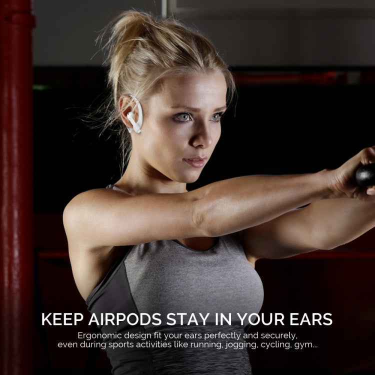 AhaStyle PT78 1pair Wireless Earphones Magnetic Silicone Storage Anti-Loss Earhooks For Apple AirPods 1 / 2 / 3 / Pro / Pro 2(White) - HoMEdemic™ 