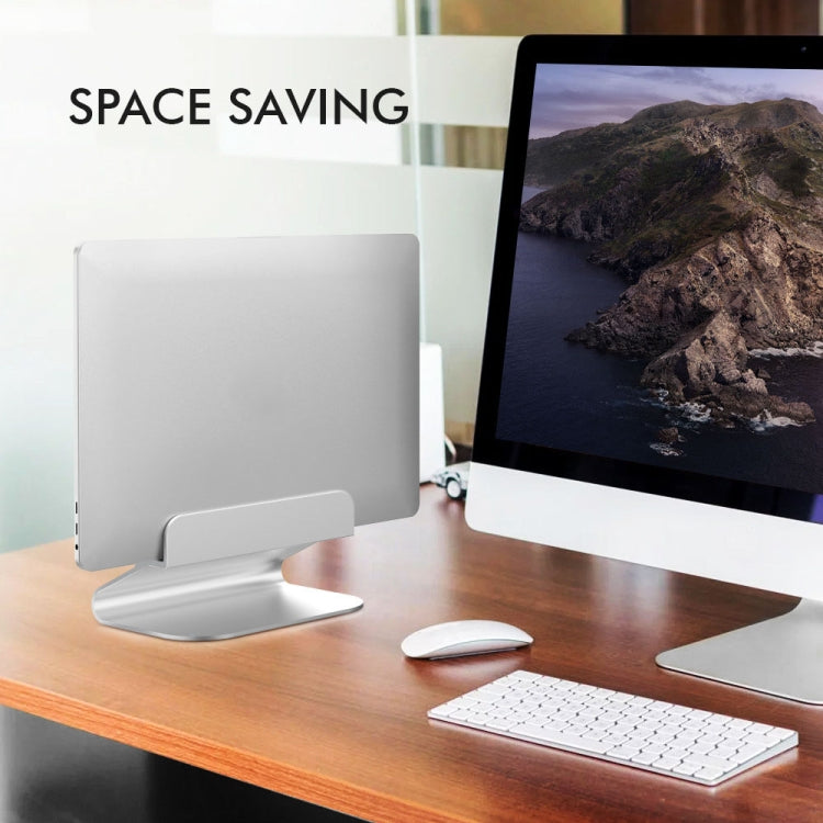 AhaStyle ST07 Laptop Stand Tablet Vertical Aluminum Desktop Storage Base(Silver) - HoMEdemic™ 