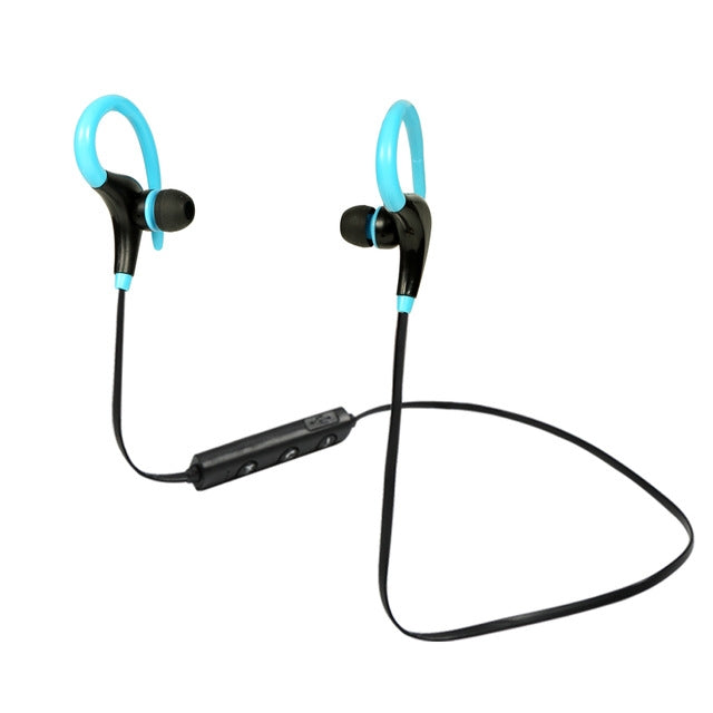AiWei BT-01 Wireless Bluetooth Earphone with Microphone Hook Sports Earphone(Blue) - HoMEdemic™ 