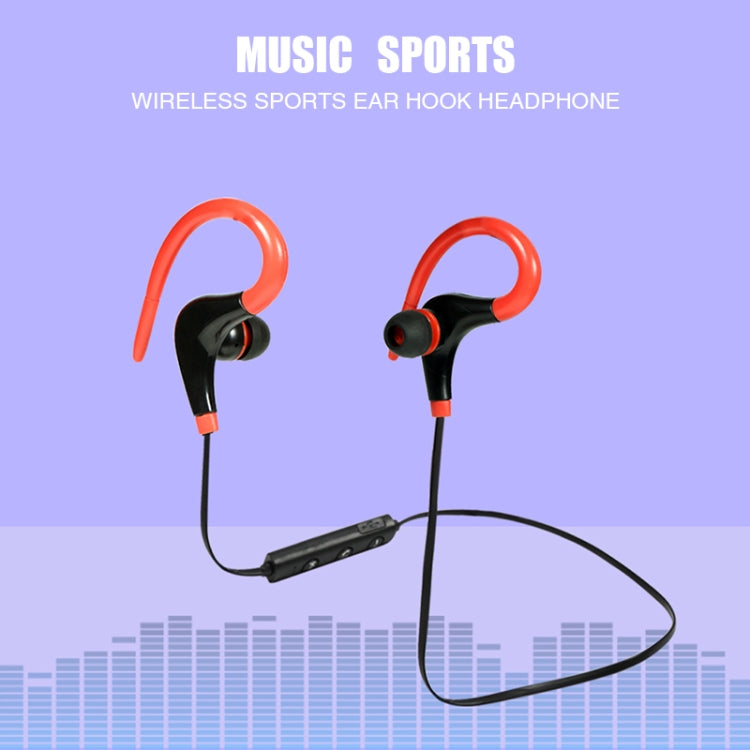 AiWei BT-01 Wireless Bluetooth Earphone with Microphone Hook Sports Earphone(Blue) - HoMEdemic™ 