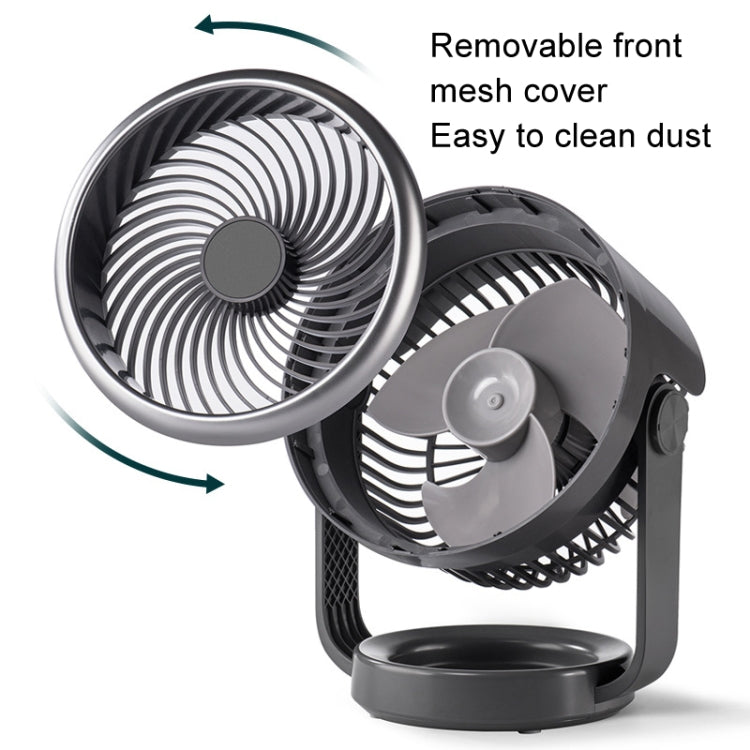 Air Circulating Fan USB Charging Desktop Quiet Fan(White) - HoMEdemic™ 