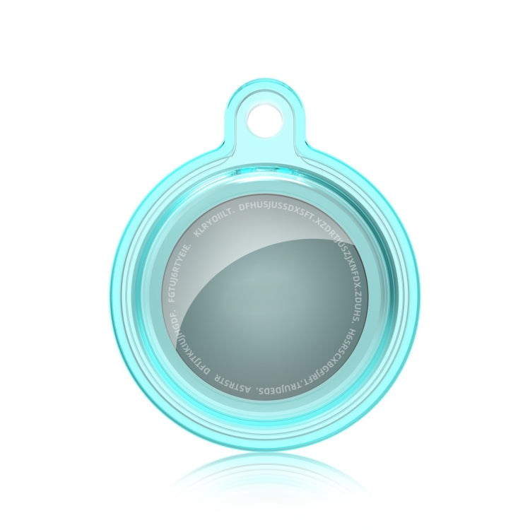 All-inclusive Clear Crystal Shockproof Protective Cover Case with Keychain Hook Loop For AirTag 2nd Gen / AirTag 1st Gen(Blue) - HoMEdemic™ 