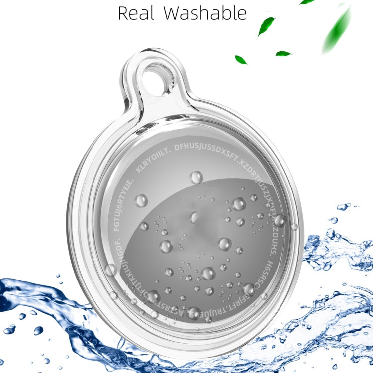 All-inclusive Clear Crystal Shockproof Protective Cover Case with Keychain Hook Loop For AirTag 2nd Gen / AirTag 1st Gen(Green) - HoMEdemic™ 