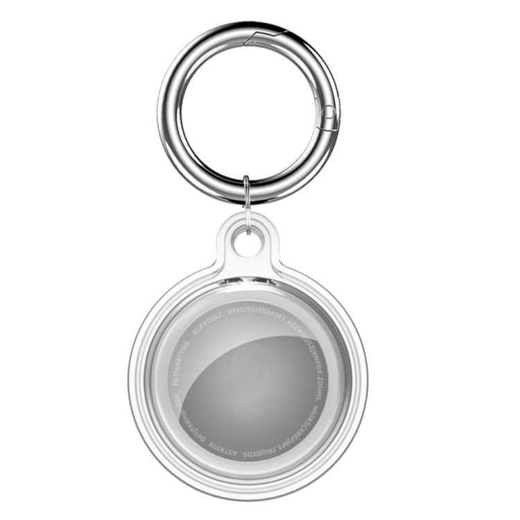 All-inclusive Clear Crystal Shockproof Protective Cover Case with Keychain Hook Loop For AirTag 2nd Gen / AirTag 1st Gen(Transparent) - HoMEdemic™ 