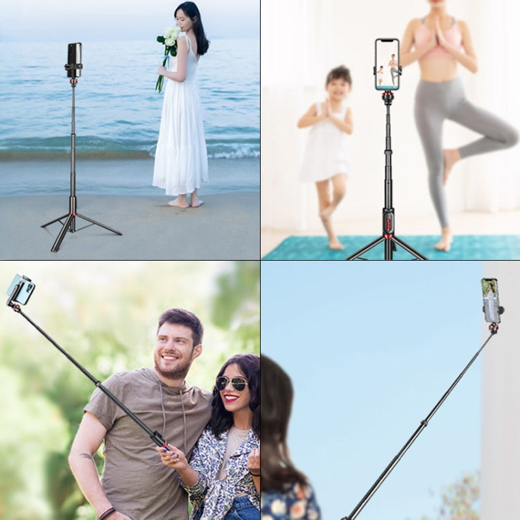 Aluminum Alloy Mobile Phone Bluetooth Selfie Stick Live Floor Tripod Bracket, Height: 1.8m, Height: 1.8m - HoMEdemic™ 