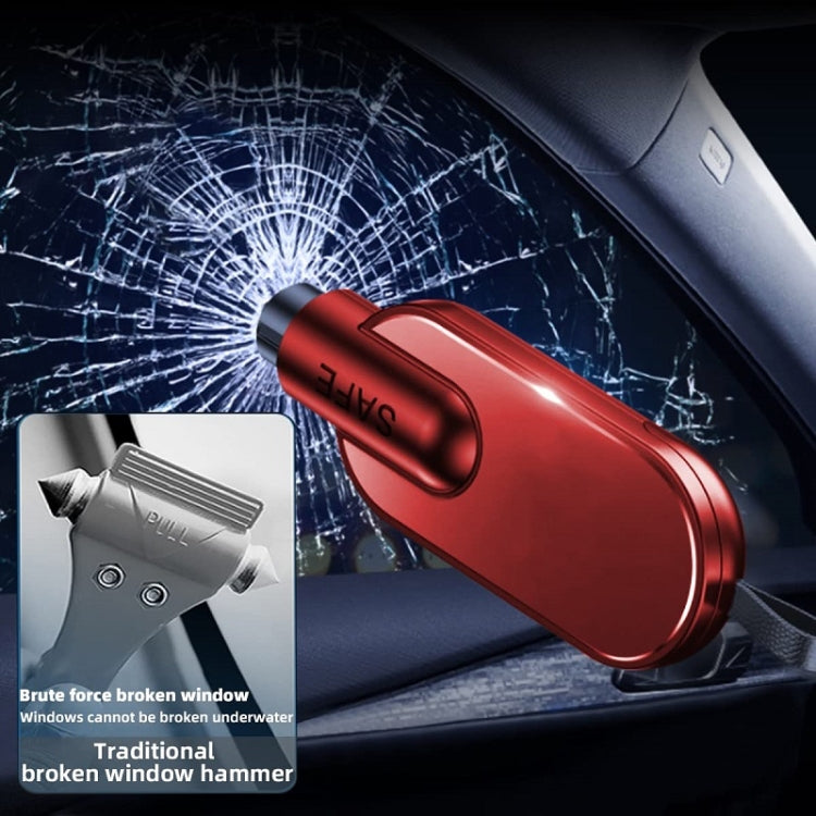 Aluminum Alloy Multifunctional Car Safety Hammer Window Breaker(Red) - HoMEdemic™ 