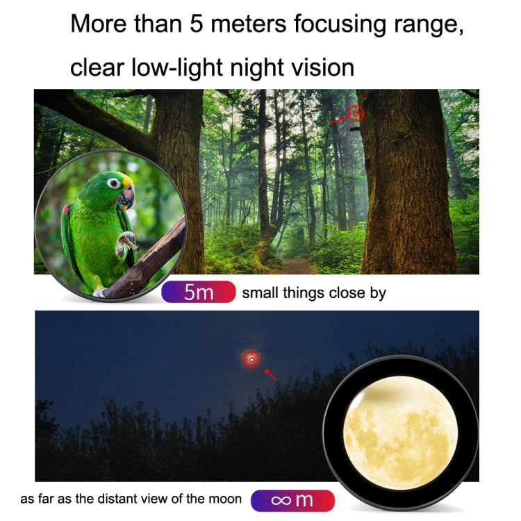 Apexel APL-36XJJ020 36X HD Telescope Universal Telephoto Phone Lens + Clip + Tripod Set - HoMEdemic™ 