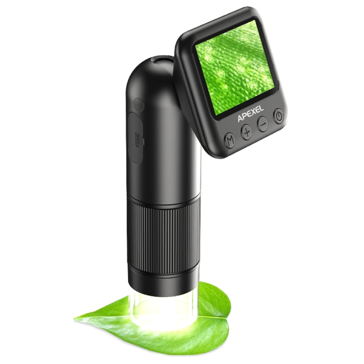 Apexel APL-MS008 Circuit Board Detection Amplification Delay Photography HD Microscopic Lens With Screen(Black) - HoMEdemic™ 