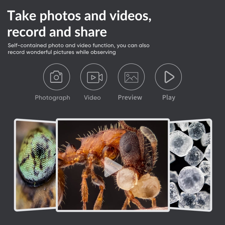 Apexel APL-MS008 Circuit Board Detection Amplification Delay Photography HD Microscopic Lens With Screen(Black) - HoMEdemic™ 