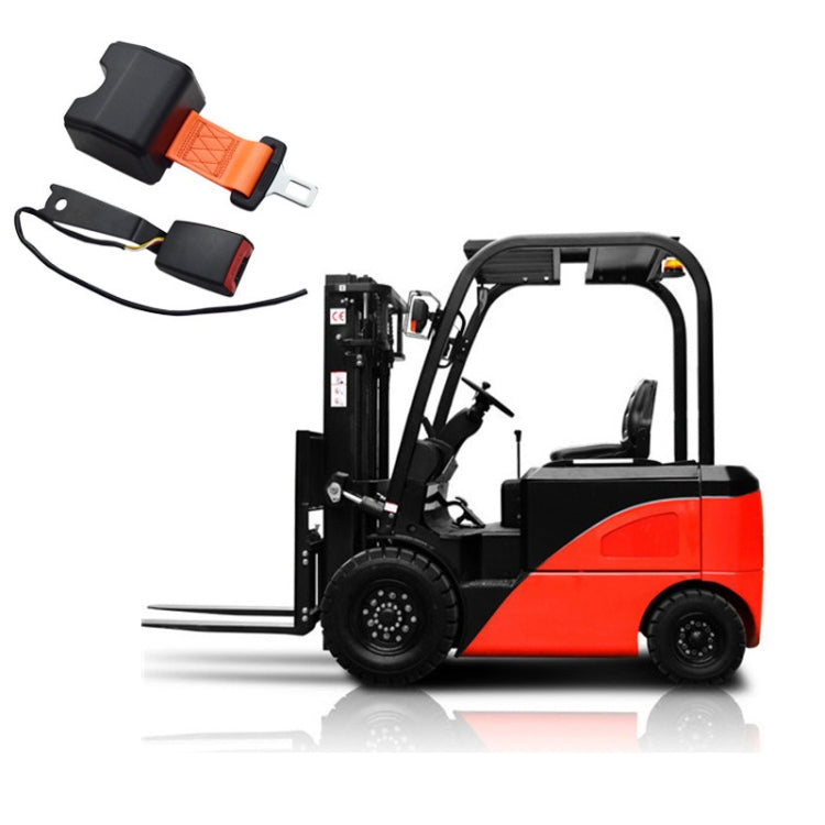 Automatic Retractable Two-point Forklift Safety Belt, Color: Orange+SQ17 Wire Base - HoMEdemic™ 