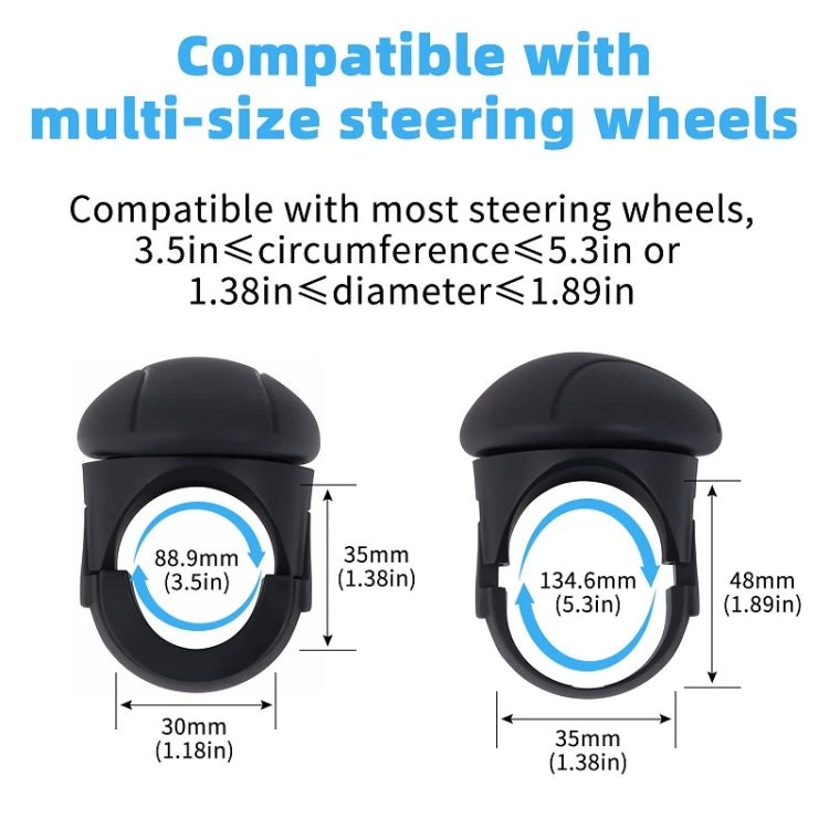 Automobile Multifunctional Bearing Steering Wheel Power Ball(Oval Red) - HoMEdemic™ 
