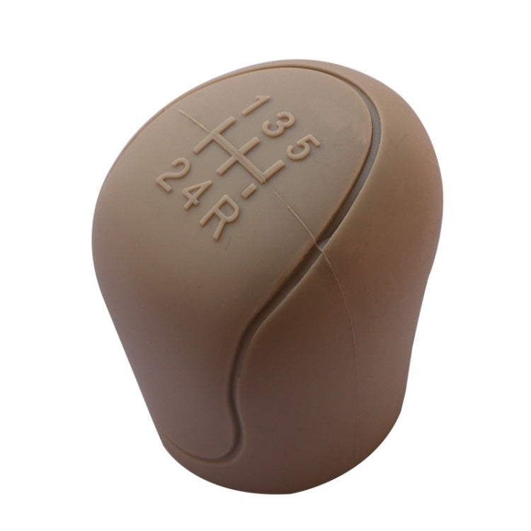 Automotive Silicone Manual Automatic Shift Lever Protective Cover, Size: Gear Shift Beige - HoMEdemic™ 