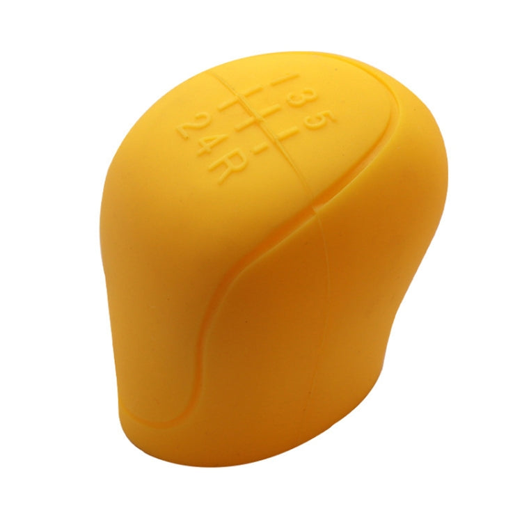 Automotive Silicone Manual Automatic Shift Lever Protective Cover, Size: Gear Shift Yellow - HoMEdemic™ 