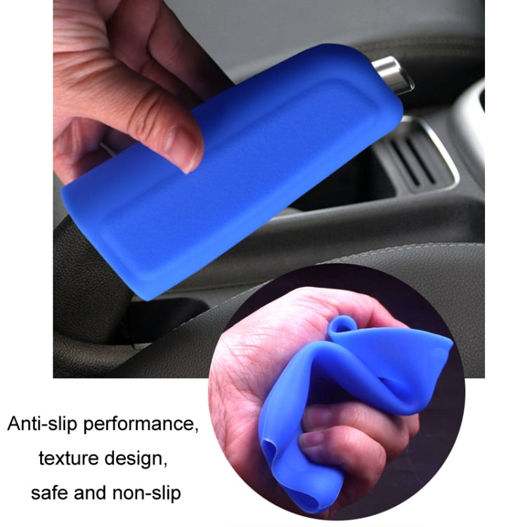 Automotive Silicone Manual Automatic Shift Lever Protective Cover, Size: Handbrake Black - HoMEdemic™ 