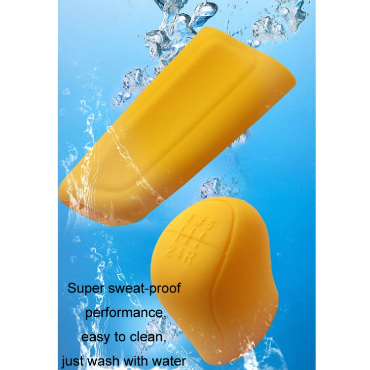 Automotive Silicone Manual Automatic Shift Lever Protective Cover, Size: Handbrake Black - HoMEdemic™ 