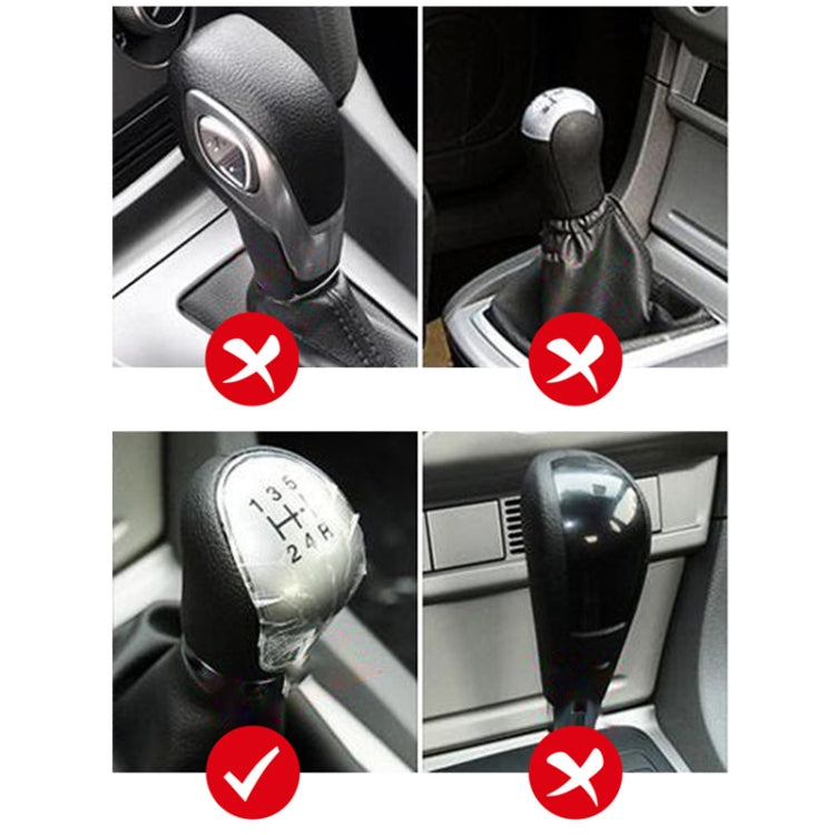 Automotive Silicone Manual Automatic Shift Lever Protective Cover, Size: Handbrake Black - HoMEdemic™ 