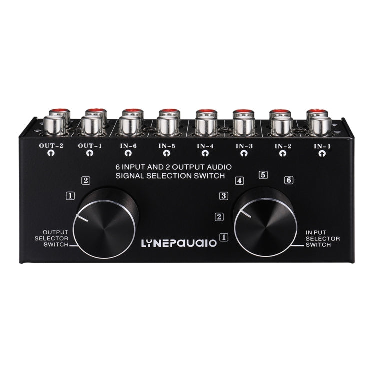 B026 6 Input 2 Output Or 2 Input 6 Output Audio Signal Source Selection Switcher RCA Port - HoMEdemic™ 