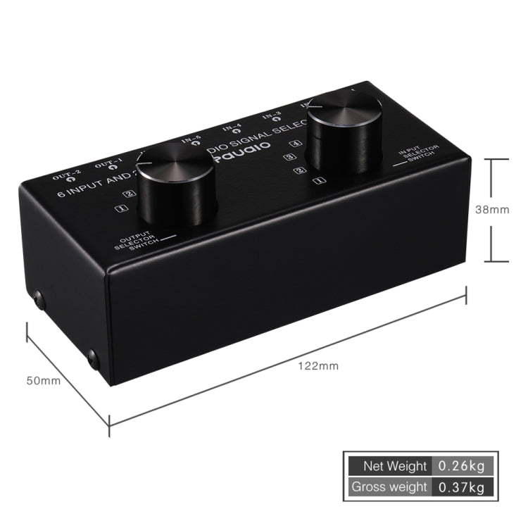 B026 6 Input 2 Output Or 2 Input 6 Output Audio Signal Source Selection Switcher RCA Port - HoMEdemic™ 
