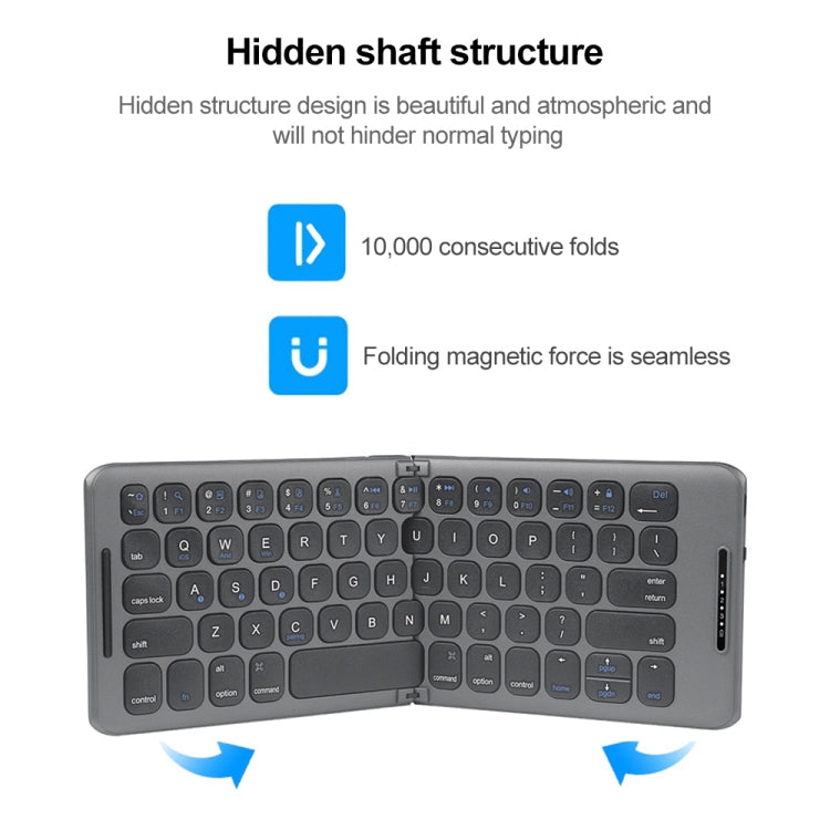 B088 Universal Mini Foldable Three-channel Bluetooth Wireless Keyboard - HoMEdemic™ 