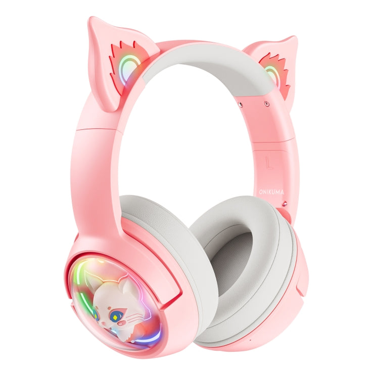 B5 Cat Ear Design USB-C / Type-C RGB Wireless Bluetooth HiFi Headset (Pink) - HoMEdemic™ 