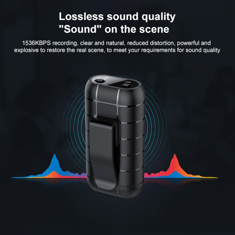 B800 Back Clip HD Sound Lossless Voice Recorder - HoMEdemic™ 