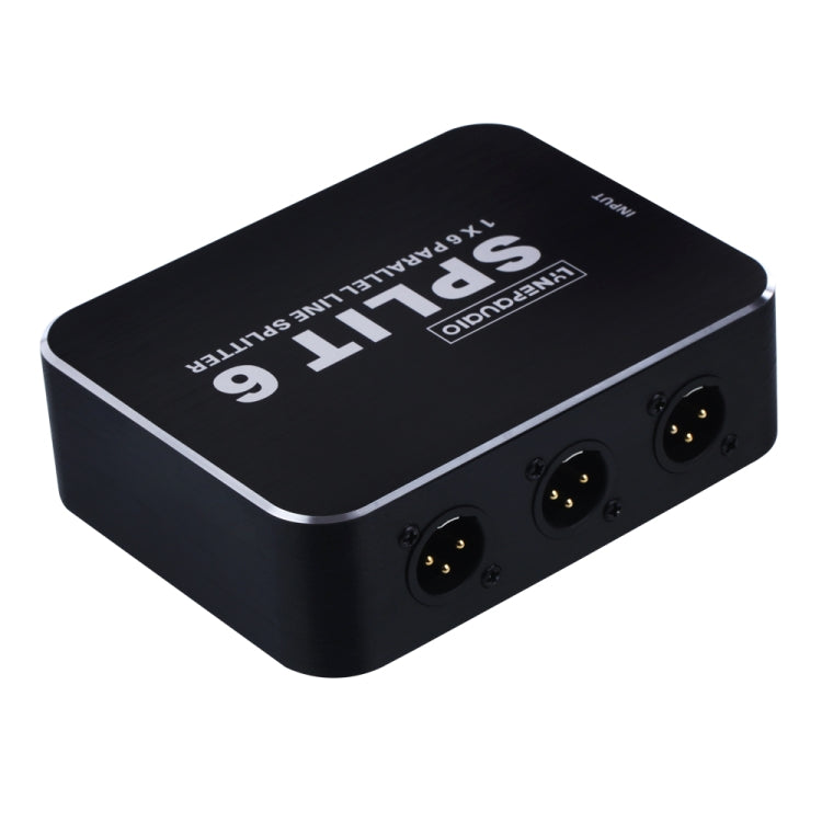 B866 1 XLR Split Horizontal Parallel Distributor, 1 Input and 6 Output - HoMEdemic™ 