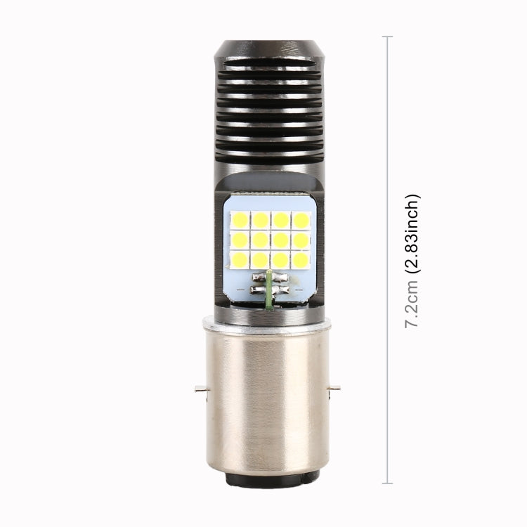 BA20D DC12V / 7.4W Motorcycle LED Headlight with 24LEDs SMD-3030 Lamp Beads, BA20D Style 2 (White Light), BA20D Style 2 (Yellow + White) - HoMEdemic™ 