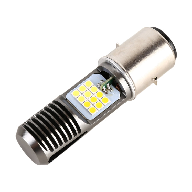BA20D DC12V / 7.4W Motorcycle LED Headlight with 24LEDs SMD-3030 Lamp Beads, BA20D Style 2 (White Light), BA20D Style 2 (Yellow + White) - HoMEdemic™ 