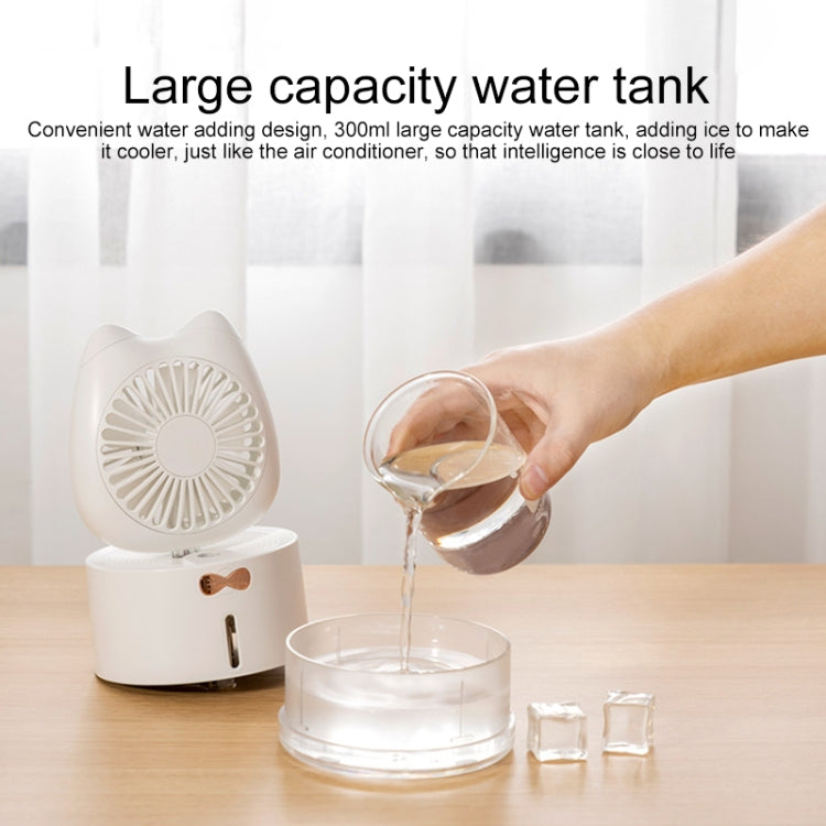 BD-MM1 Cat Shape Household Desktop Rechargeable Spray Humidifier Fan - HoMEdemic™ 