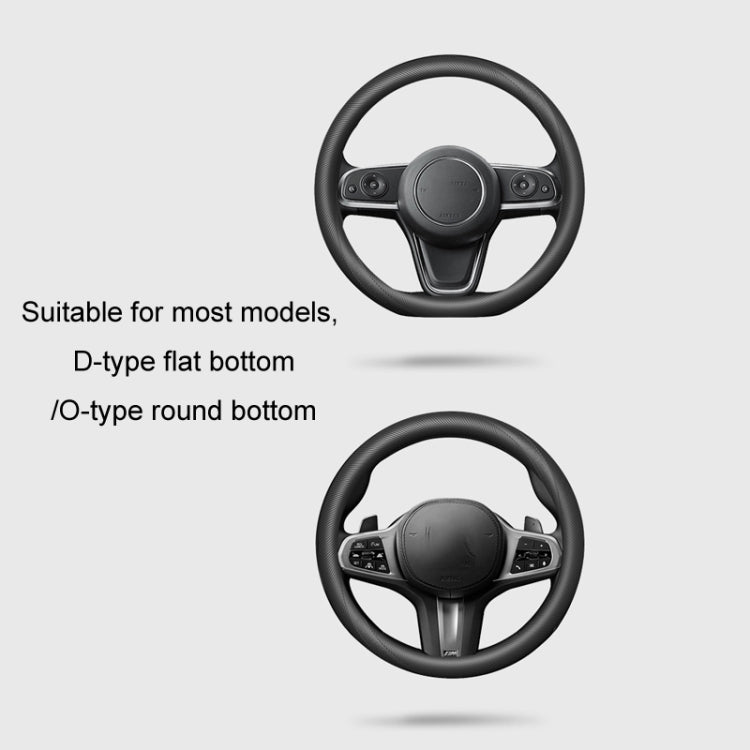 BEN.JACK Car Anti-slip Sweat-absorbent Liquid Silicone Steering Wheel Cover(Beige) - HoMEdemic™ 