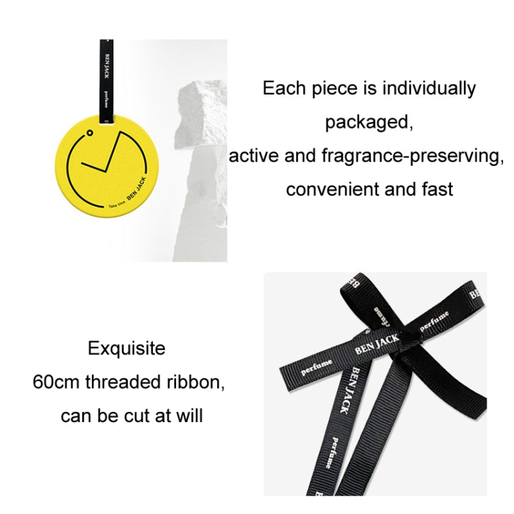 BEN.JACK Clock Car Long-lasting Light Fragrance Tablet Pendant(Sicilian Orange) - HoMEdemic™ 