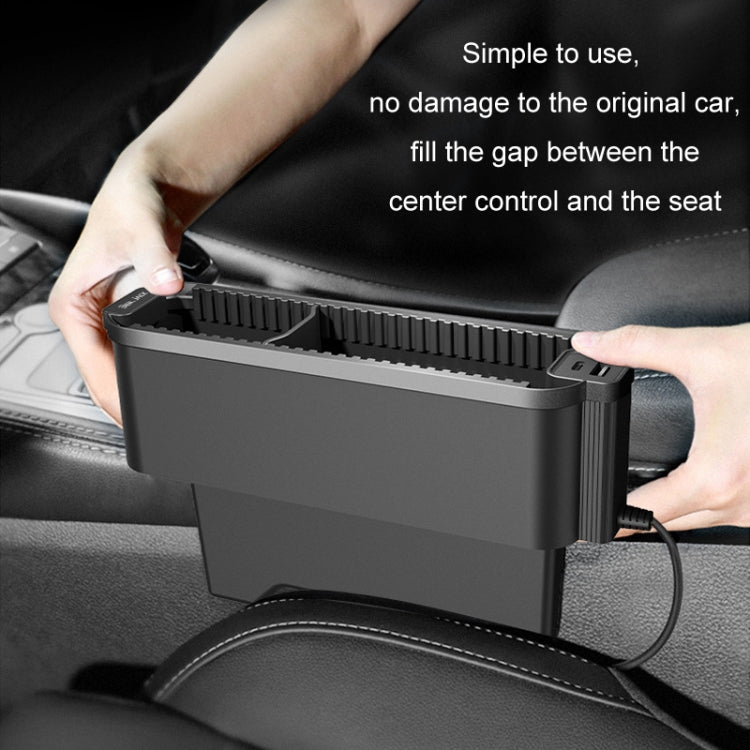 BEN.JACK Multifunctional Car Seat Gap Storage Box(Black) - HoMEdemic™ 