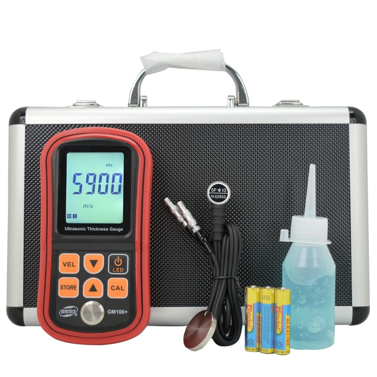 BENETECH GM100+ Ultrasonic Thickness Gauge, Battery Not Included, GM100+ - HoMEdemic™ 