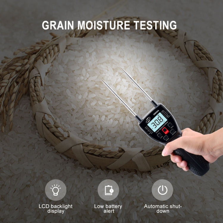 BENETECH GM650A Grain Moisture Meter, Battery Not Included, 30cm - HoMEdemic™ 