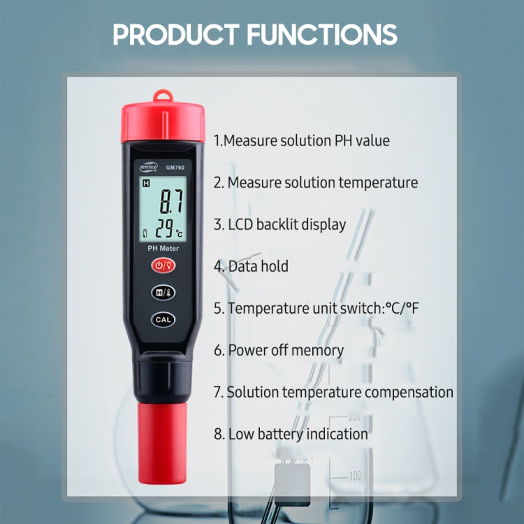 BENETECH GM760 Digital PH Meter Tester - HoMEdemic™ 