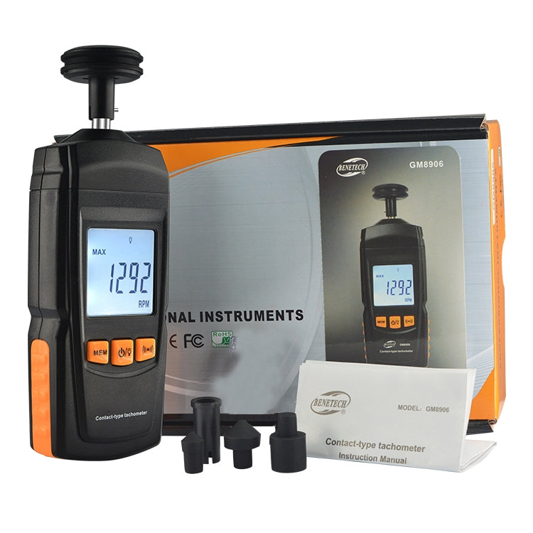 BENETECH GM8906 Portable Contact Tachometer - HoMEdemic™ 