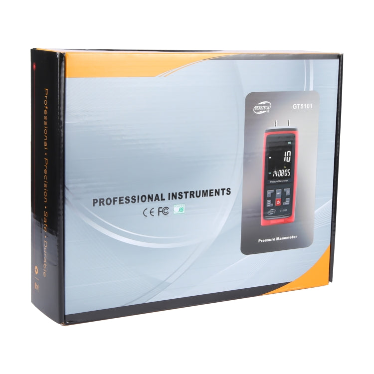 BENETECH GT5101 LCD Display Differential Pressure Meter, Specification:100KPa - HoMEdemic™ 