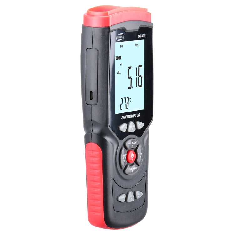 BENETECH GT8911 Handheld Digital LCD Hot Wire Anemometer, GT8911 Hot Wire Anemometer - HoMEdemic™ 