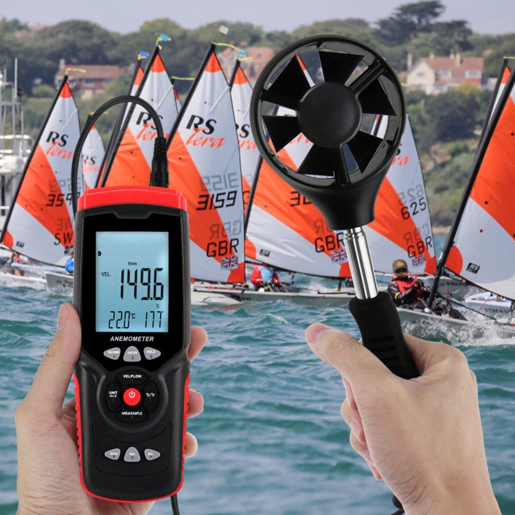 BENETECH GT8913 Handheld Digital LCD Hot Wire Anemometer, Battery Not Included - HoMEdemic™ 